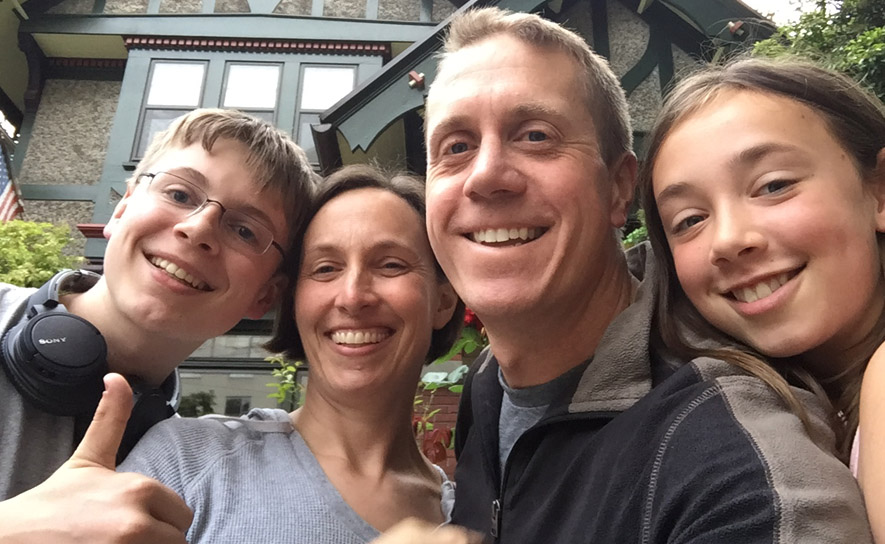 Kurt Grote and family