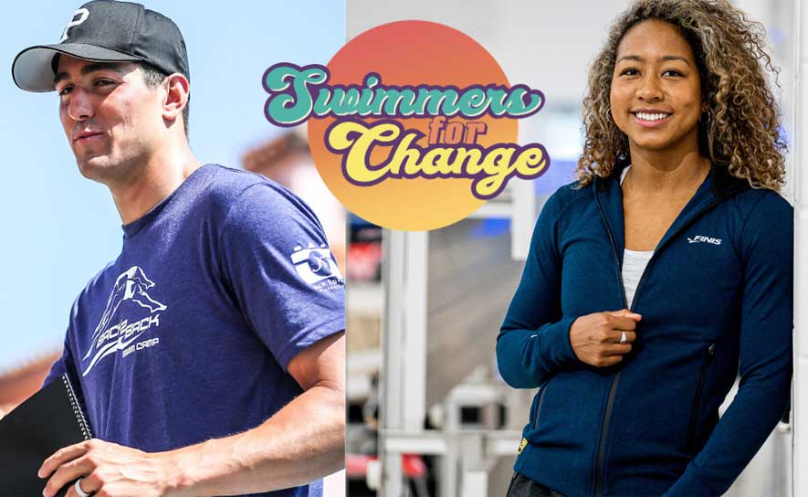 Swimmers for Change - Jacob Pebley and Lia Neal