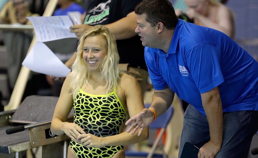 Andrew Barranco and Jessica Long - Disability Coach of the Year