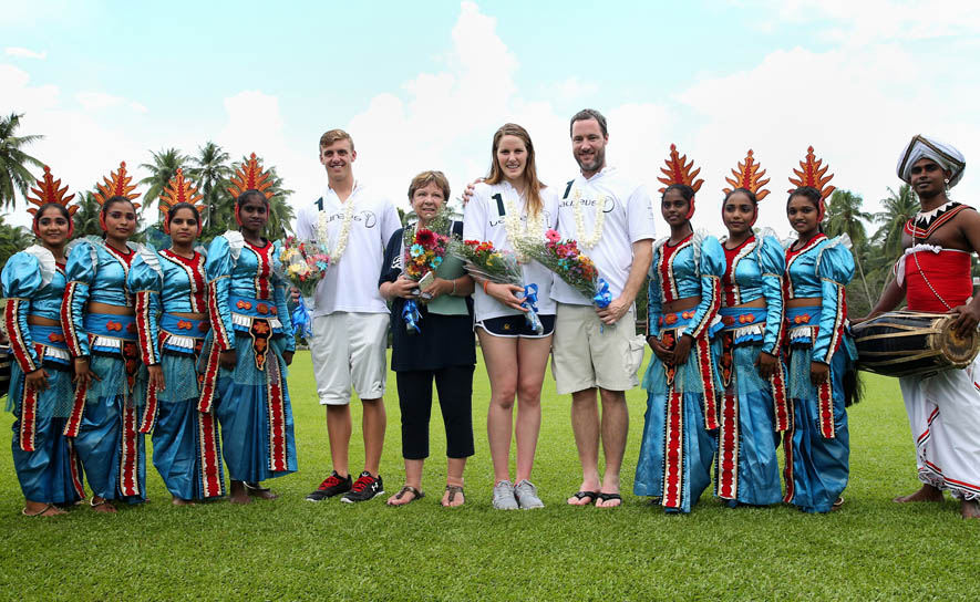 Todd Schmitz and Missy Franklin