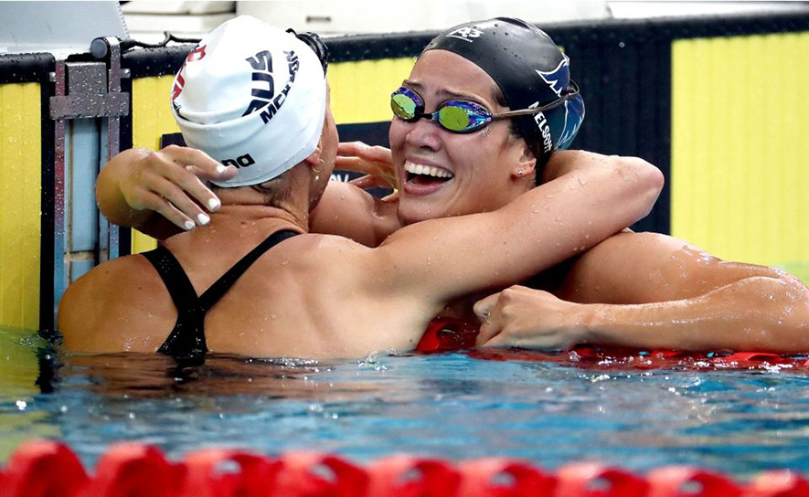 Beata Nelson and Emma McKeon - 2022 Duel In The Pool