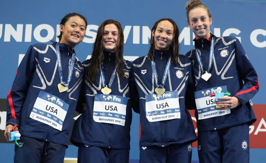 2019 Junior Worlds Women's 4x100 Freestyle Relay