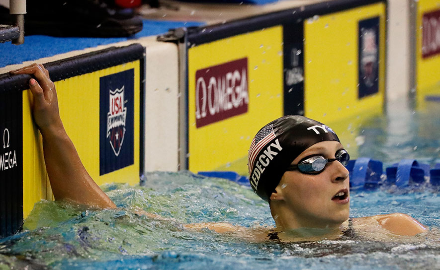 Katie Ledecky After Race - 2018 Winter Nationals