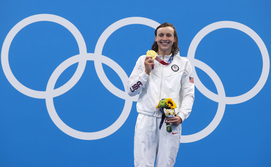 Katie Ledecky Medal - 2020 Olympics