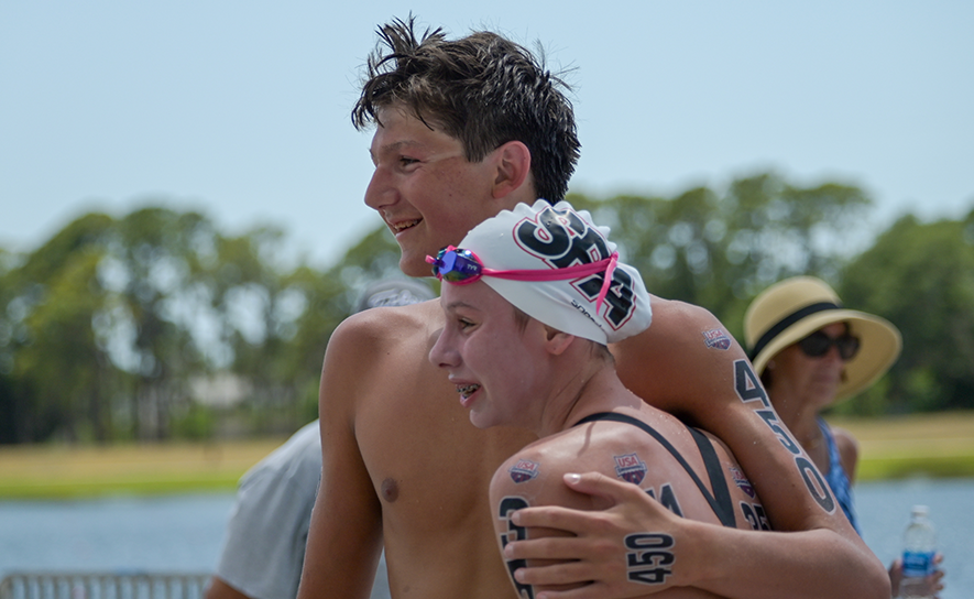 Cobe Hehenberger and Brinkleigh Hansen - 2024 Open Water Nationals