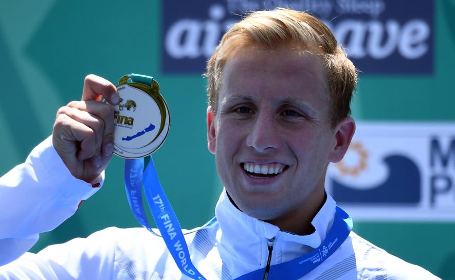Jordan Wilimovsky Silver Medal - 2017 Open Water Worlds