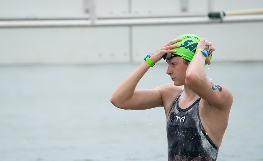 Katie Grimes Before Race - 2022 Open Water Nationals