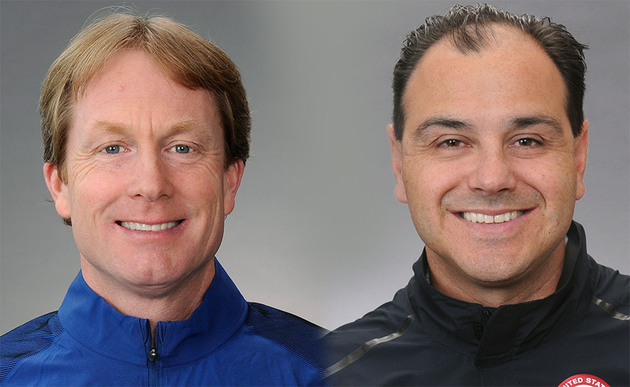 2018 Pan Pacs Head Coaches Ray Looze and Arthur Albiero