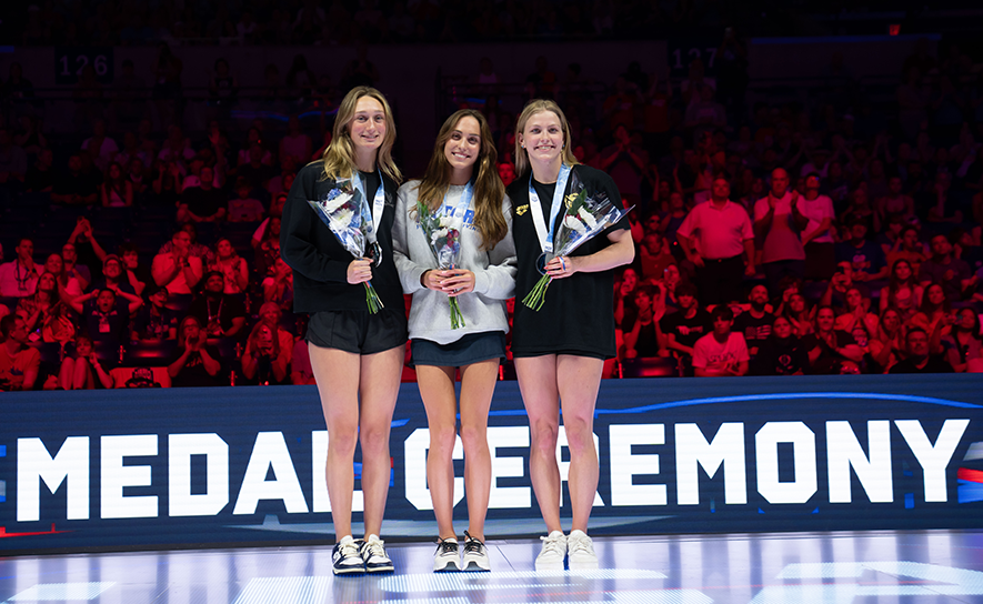 Emma Weber, Emma Weyant and Katharine Berkoff - 2024 Trials