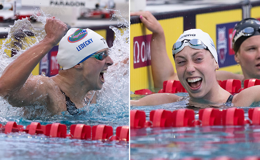 Katie Ledecky and Gretchen Walsh - 2025 TYR Pro Swim Series Fort Lauderdale