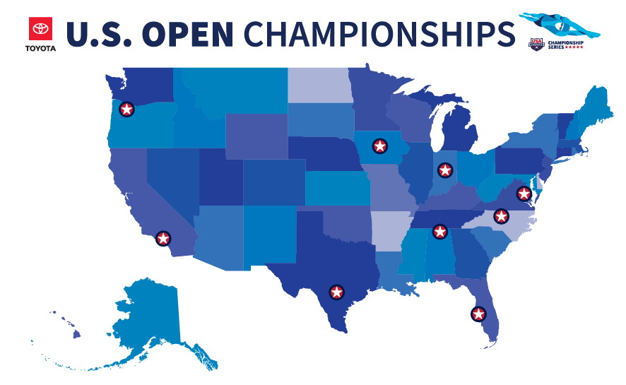2020 US Open Map