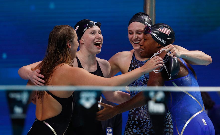 2017 Worlds Women's 4x100 Medley Relay