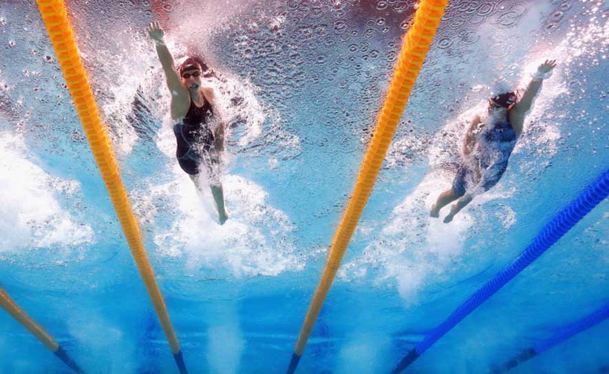 Leah Smith and Katie Ledecky - 2017 Worlds