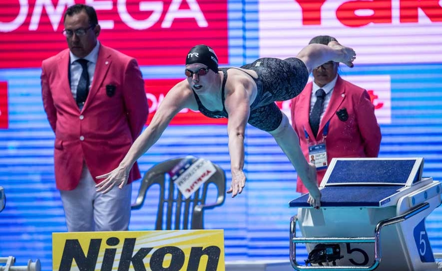 Lilly King Race Start - 2019 Worlds