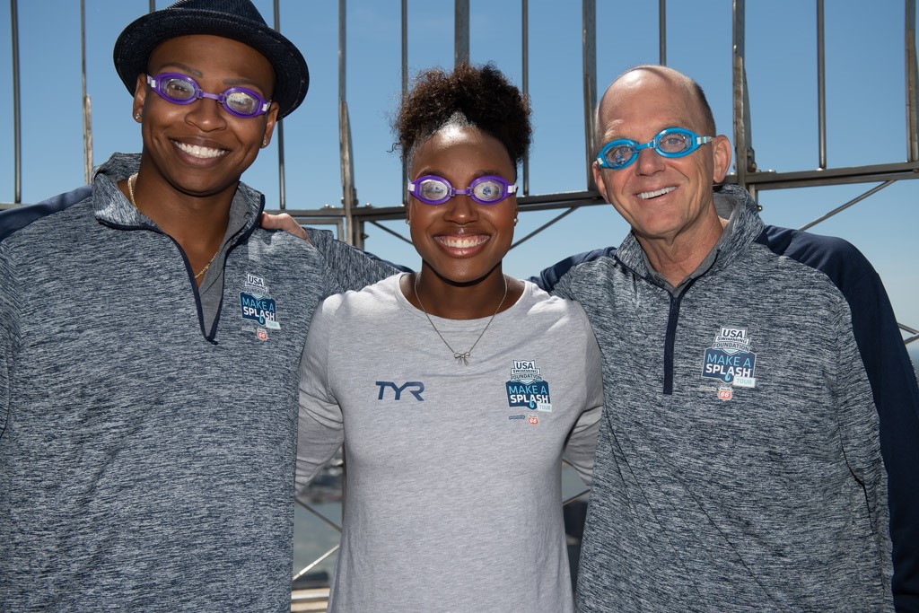 Cullen Jones, Simone Manuel and Rowdy Gaines - Make a Splash