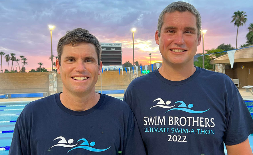 Swim Brothers Ultimate Swim-a-Thon - Joe and John Zemaitis