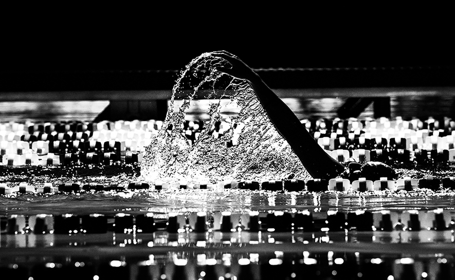 Backstroke Silhouette