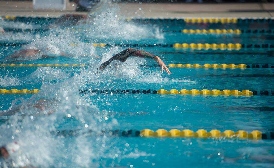 Male Freestyle Swimmer Arm