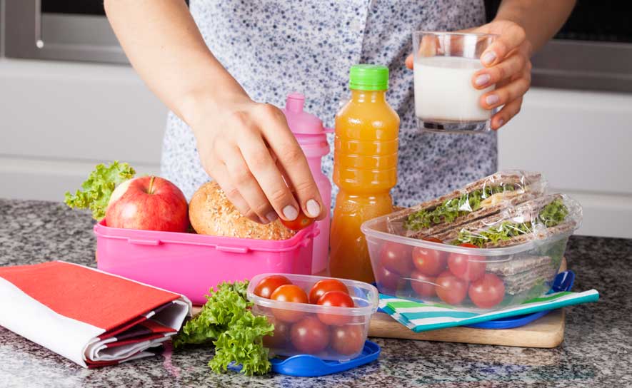 Woman Packing Lunch