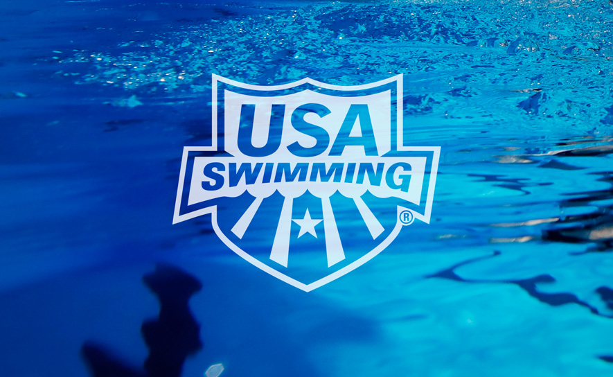 USA Swimming Logo - Blue Water