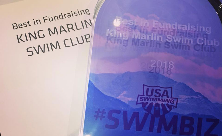 SwimBiz 2018 Best in Fundraising - King Marlin Swim Club