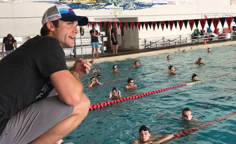 Jayme Cramer on deck Jayme Cramer on deck